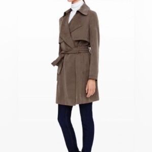 Club Monaco Belted Trench Coat Raincoat Overcoat (Hat Excluded) New